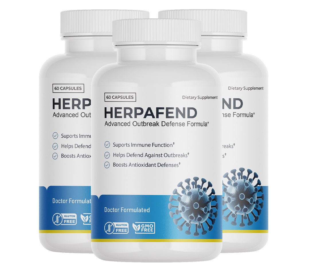 Herpafend three-bottle package image